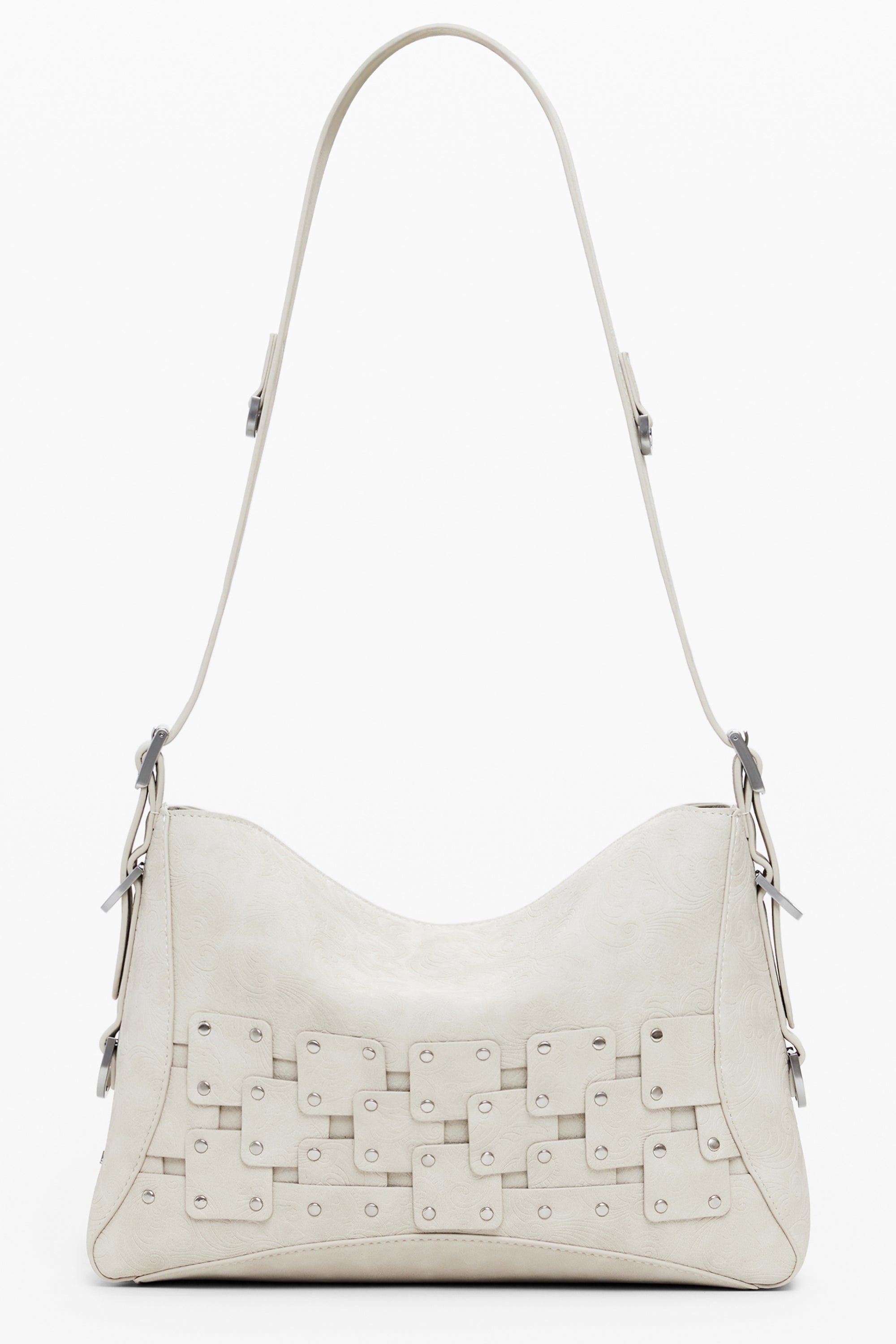 BOLSO BEIGE DE MUJER DESIGUAL 
