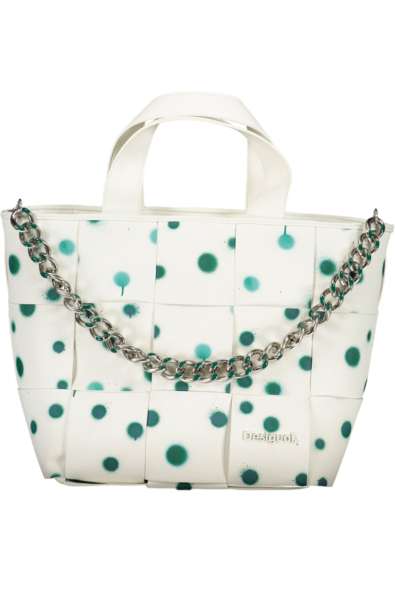 BOLSO BLANCO DE MUJER DESIGUAL