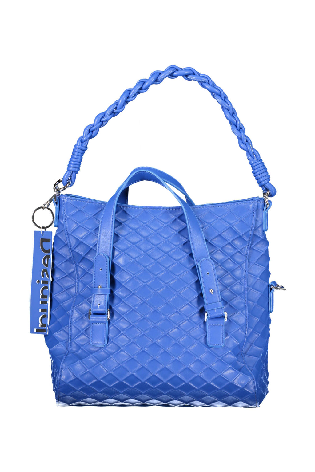 BOLSO AZUL DE MUJER DESIGUAL 