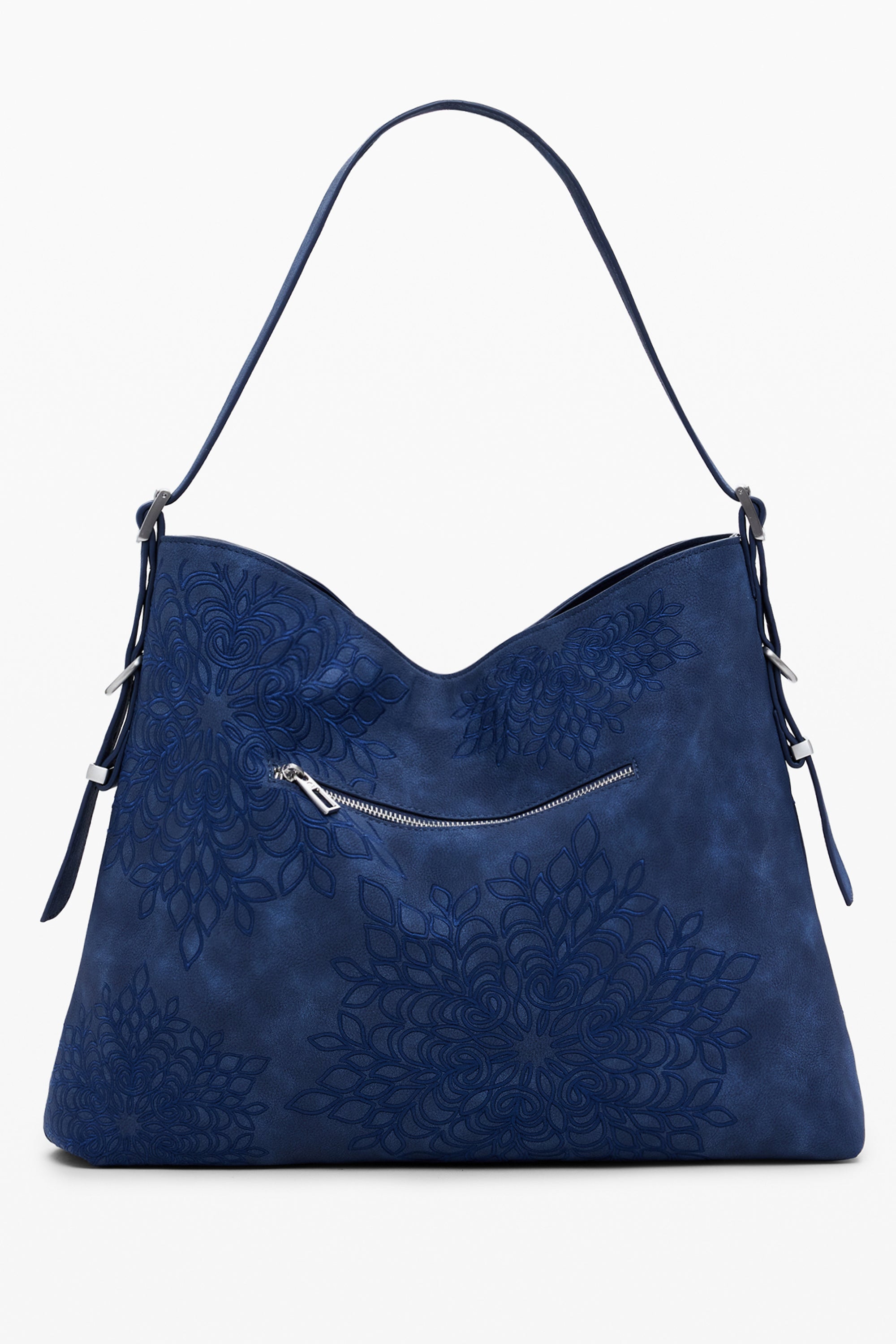 BOLSO AZUL DE MUJER DESIGUAL 