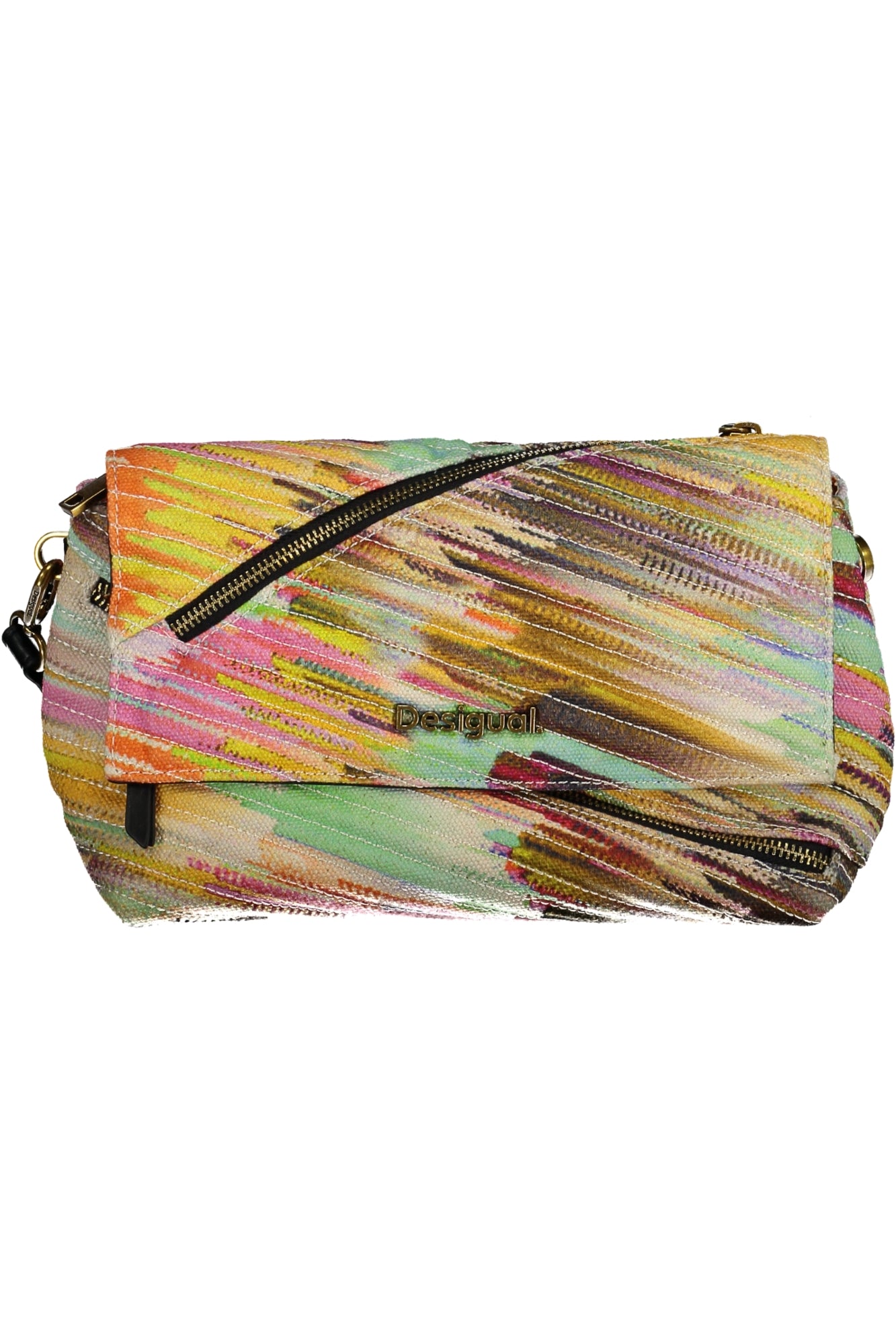 BOLSO AMARILLO DE MUJER DESIGUAL