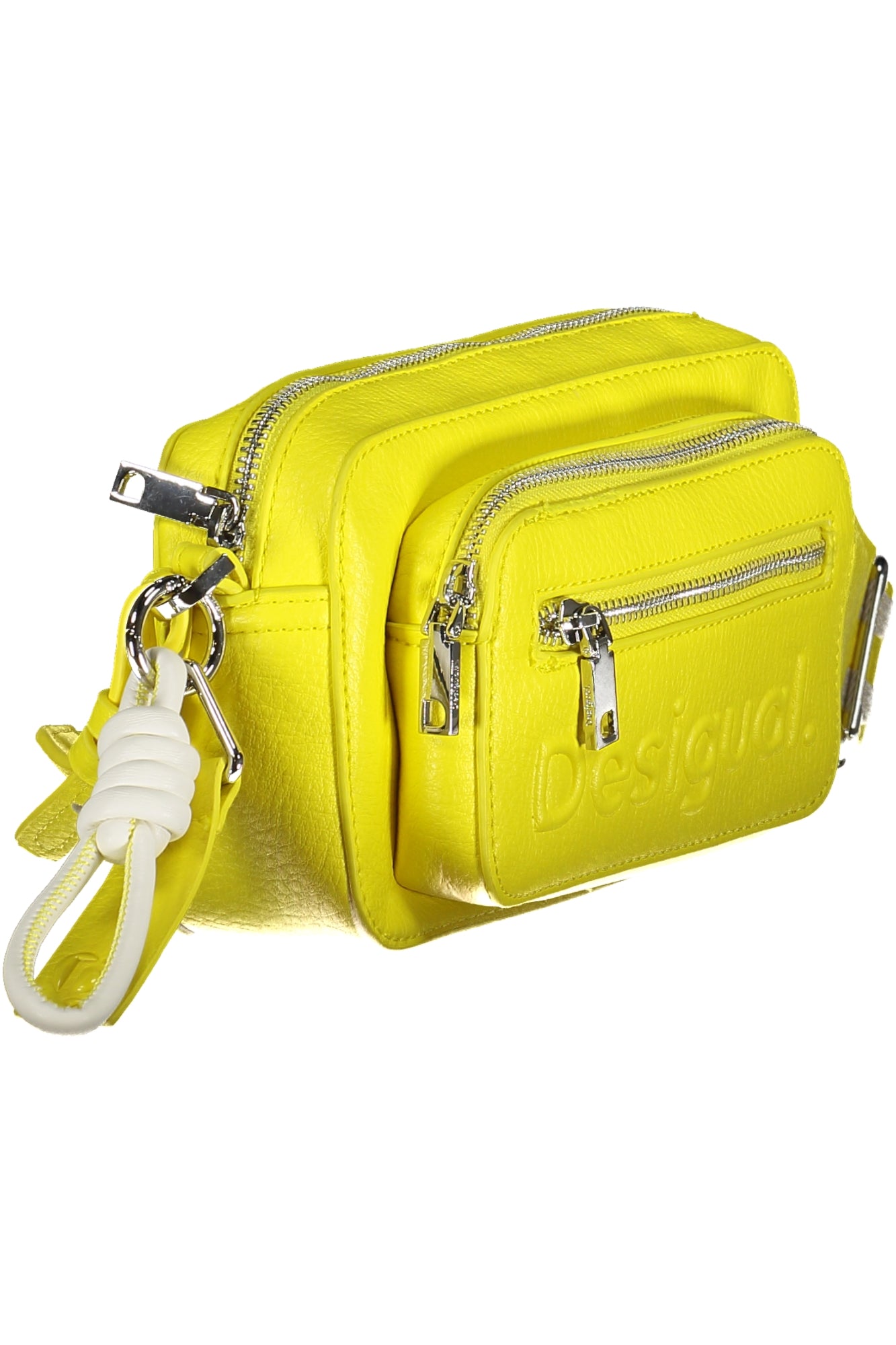 BOLSO AMARILLO DE MUJER DESIGUAL 
