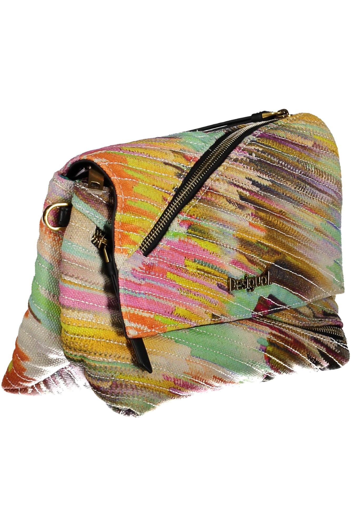 BOLSO AMARILLO DE MUJER DESIGUAL