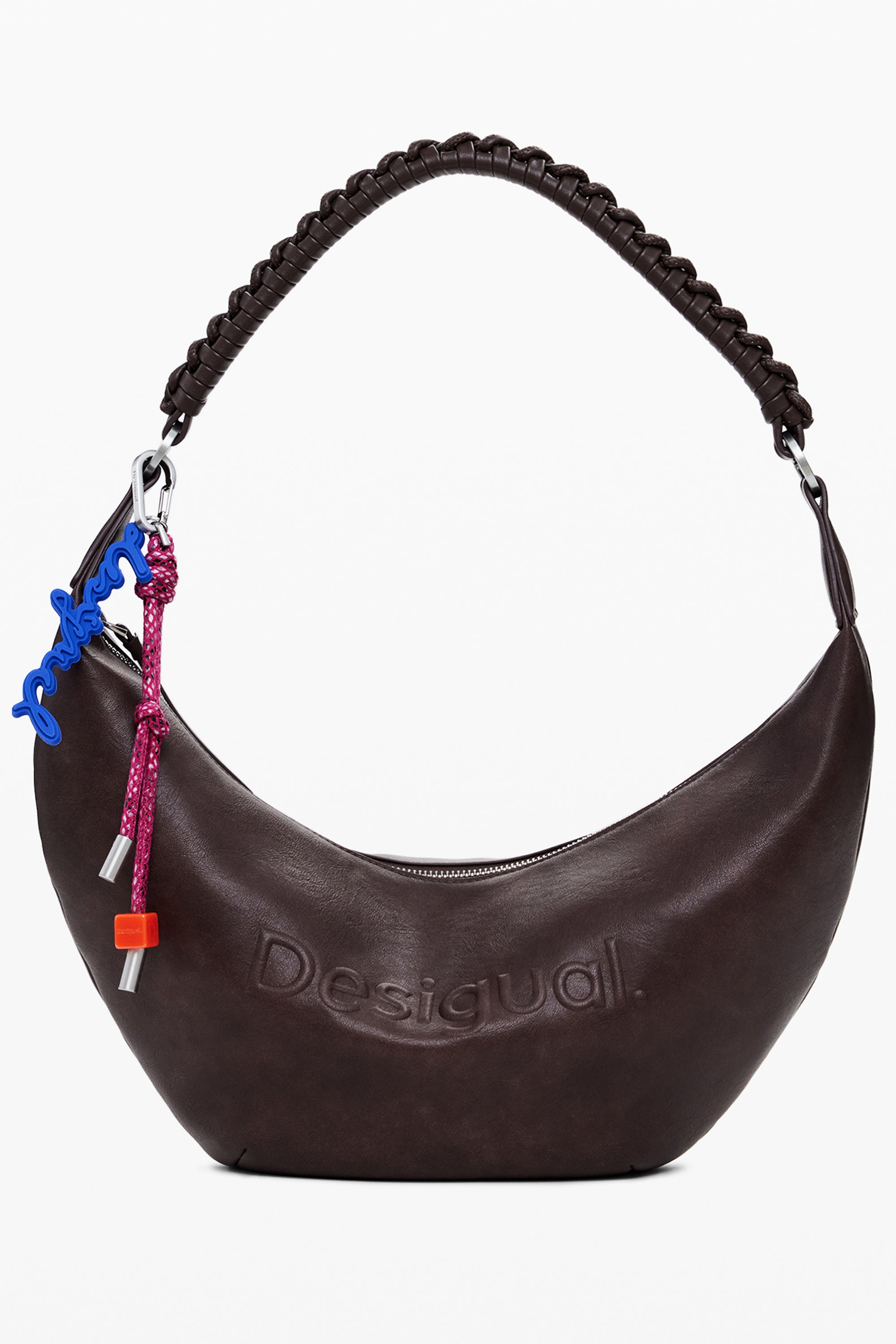 BOLSO MARRÓN DE MUJER DESIGUAL 