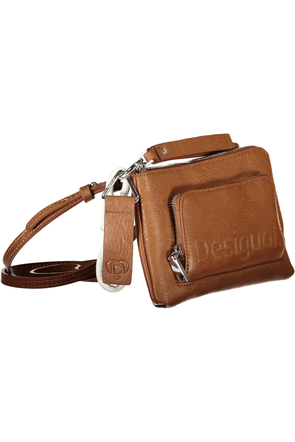 BOLSO MARRÓN DE MUJER DESIGUAL 