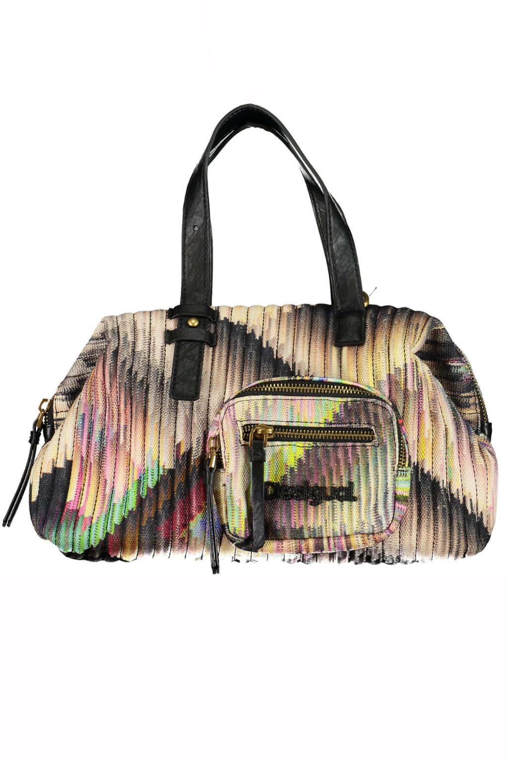 BOLSO NEGRO DE MUJER DESIGUAL 