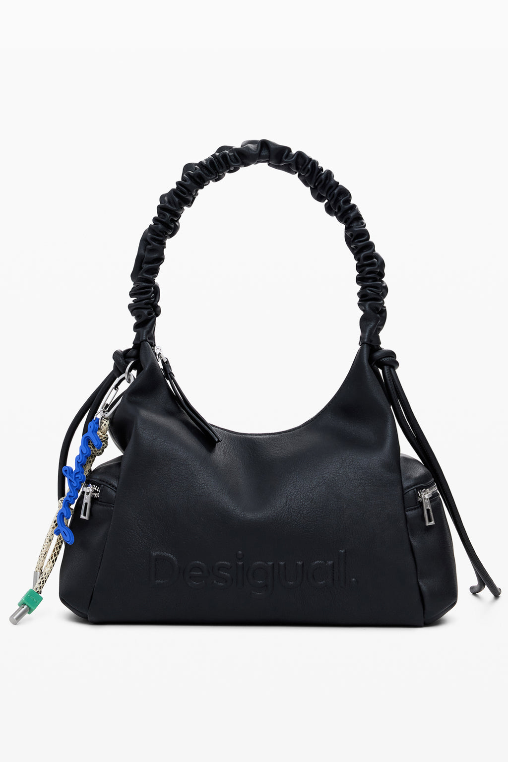 BOLSO NEGRO DE MUJER DESIGUAL 
