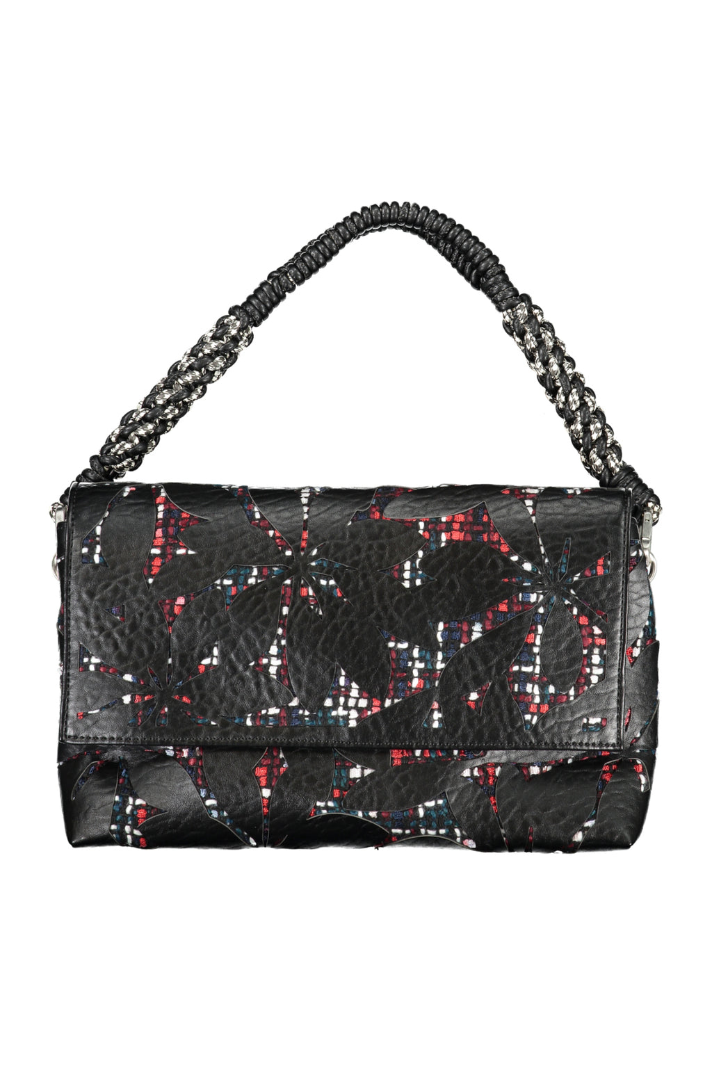 BOLSO NEGRO DE MUJER DESIGUAL 