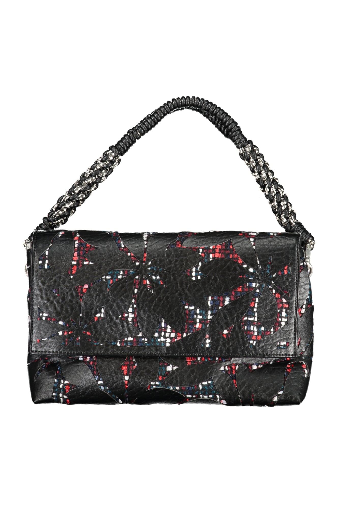 BOLSO NEGRO DE MUJER DESIGUAL 