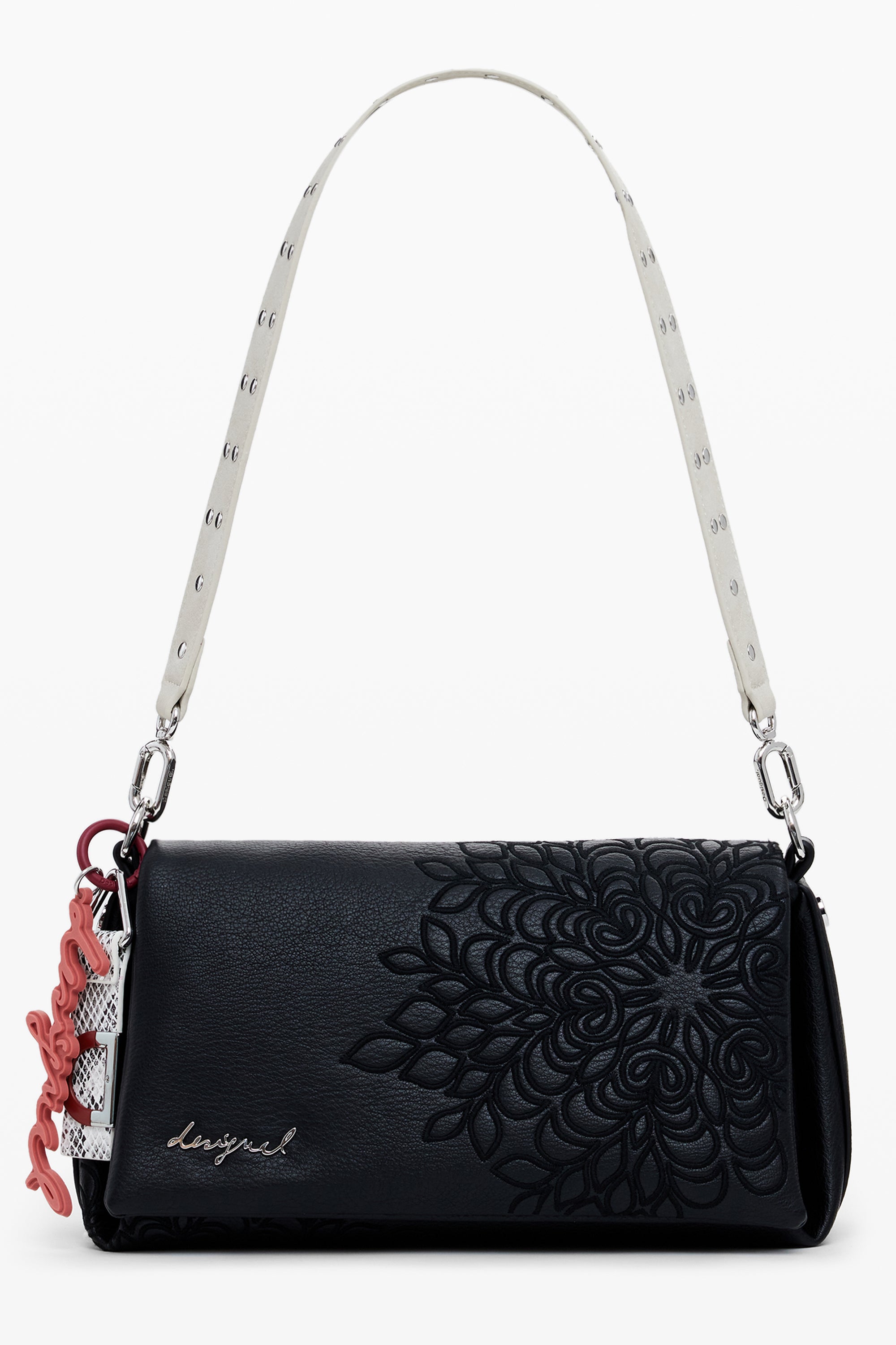 BOLSO NEGRO DE MUJER DESIGUAL 