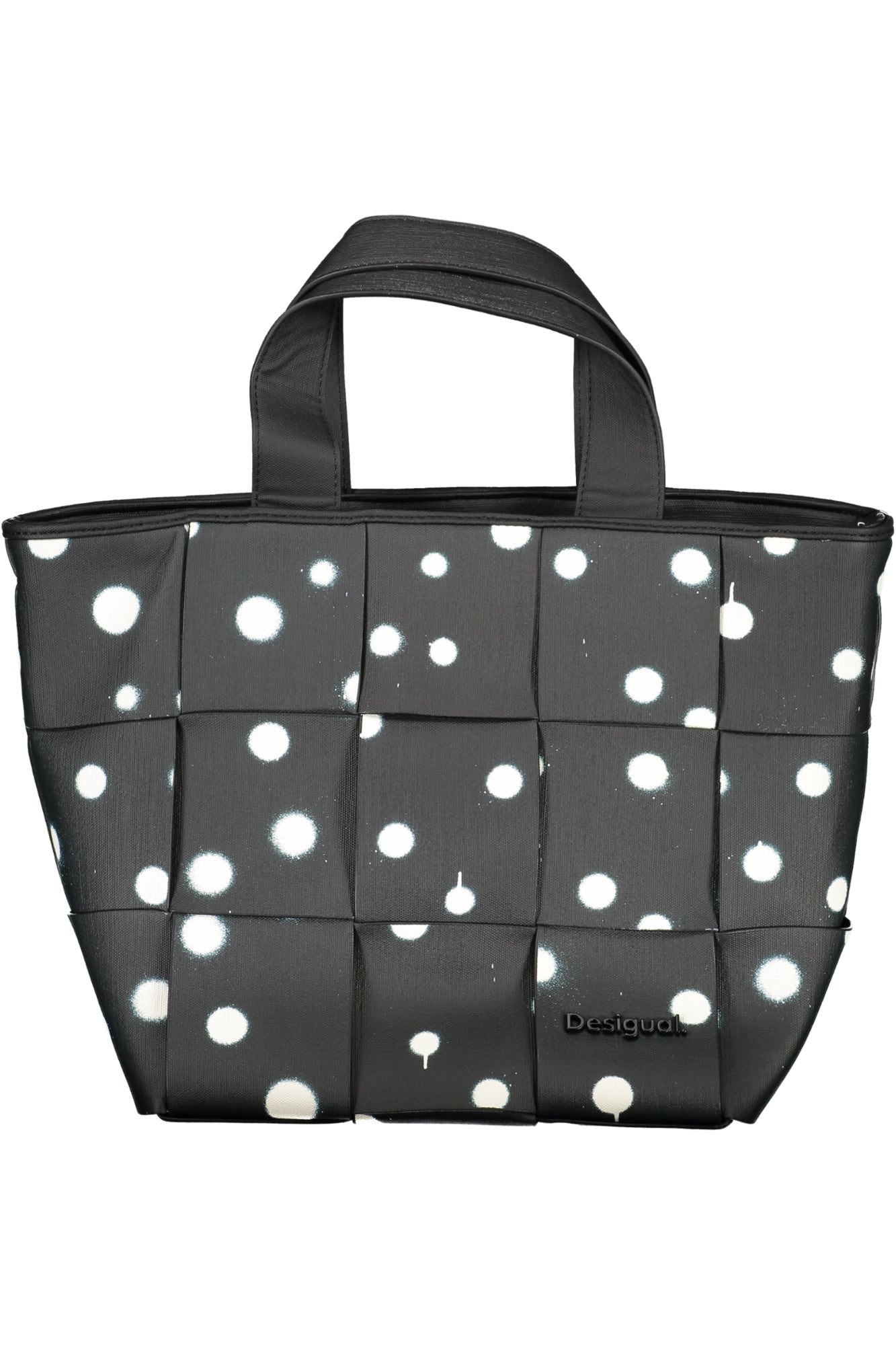 BOLSO NEGRO DE MUJER DESIGUAL 