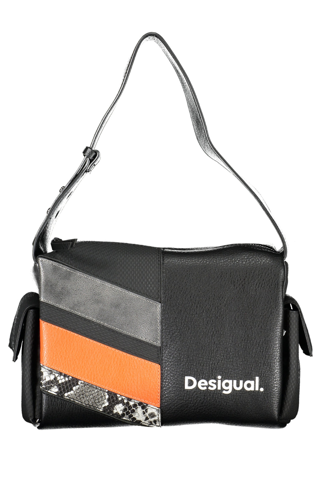 BOLSO NEGRO DE MUJER DESIGUAL 
