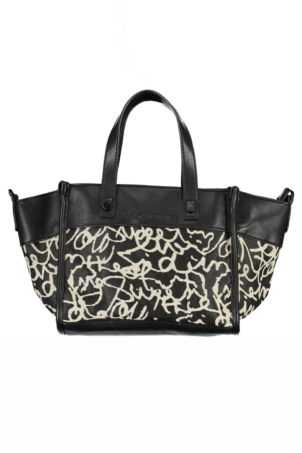 BOLSO NEGRO DE MUJER DESIGUAL 