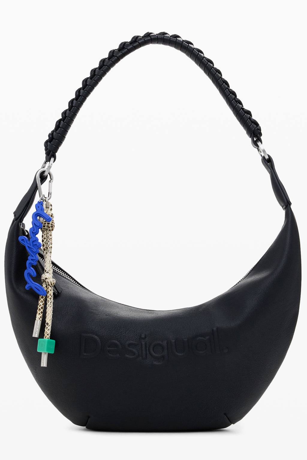 BOLSO NEGRO DE MUJER DESIGUAL 
