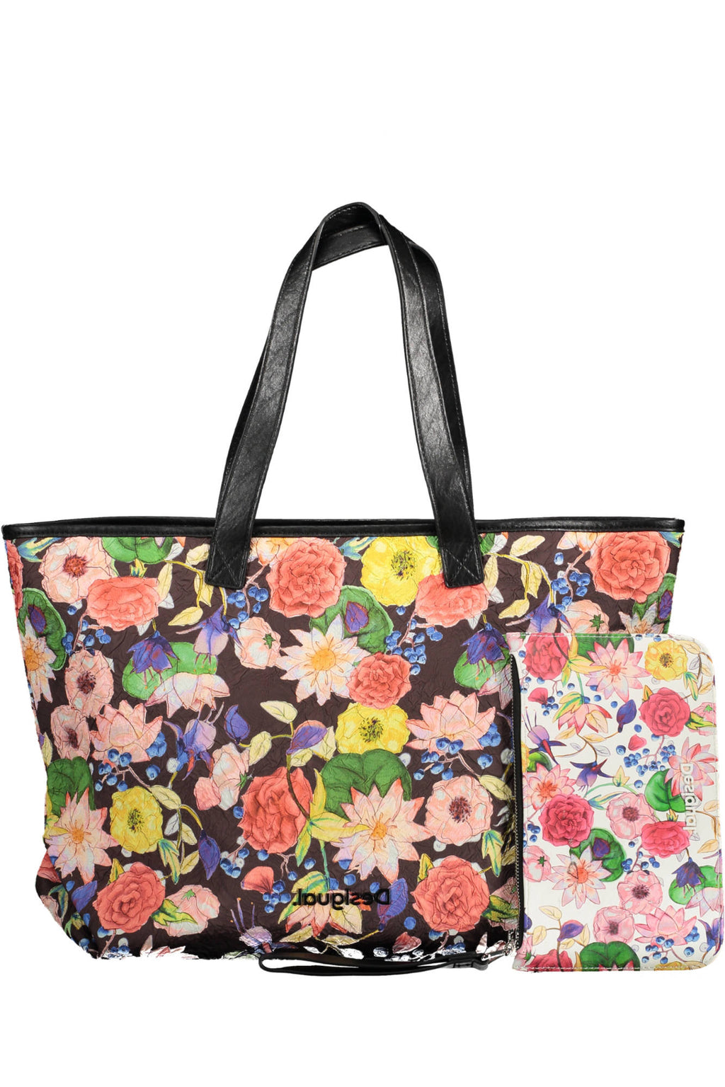 BOLSO NEGRO DE MUJER DESIGUAL 