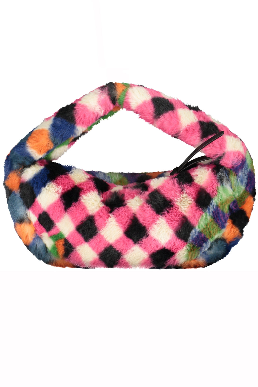 BOLSO NEGRO DE MUJER DESIGUAL 