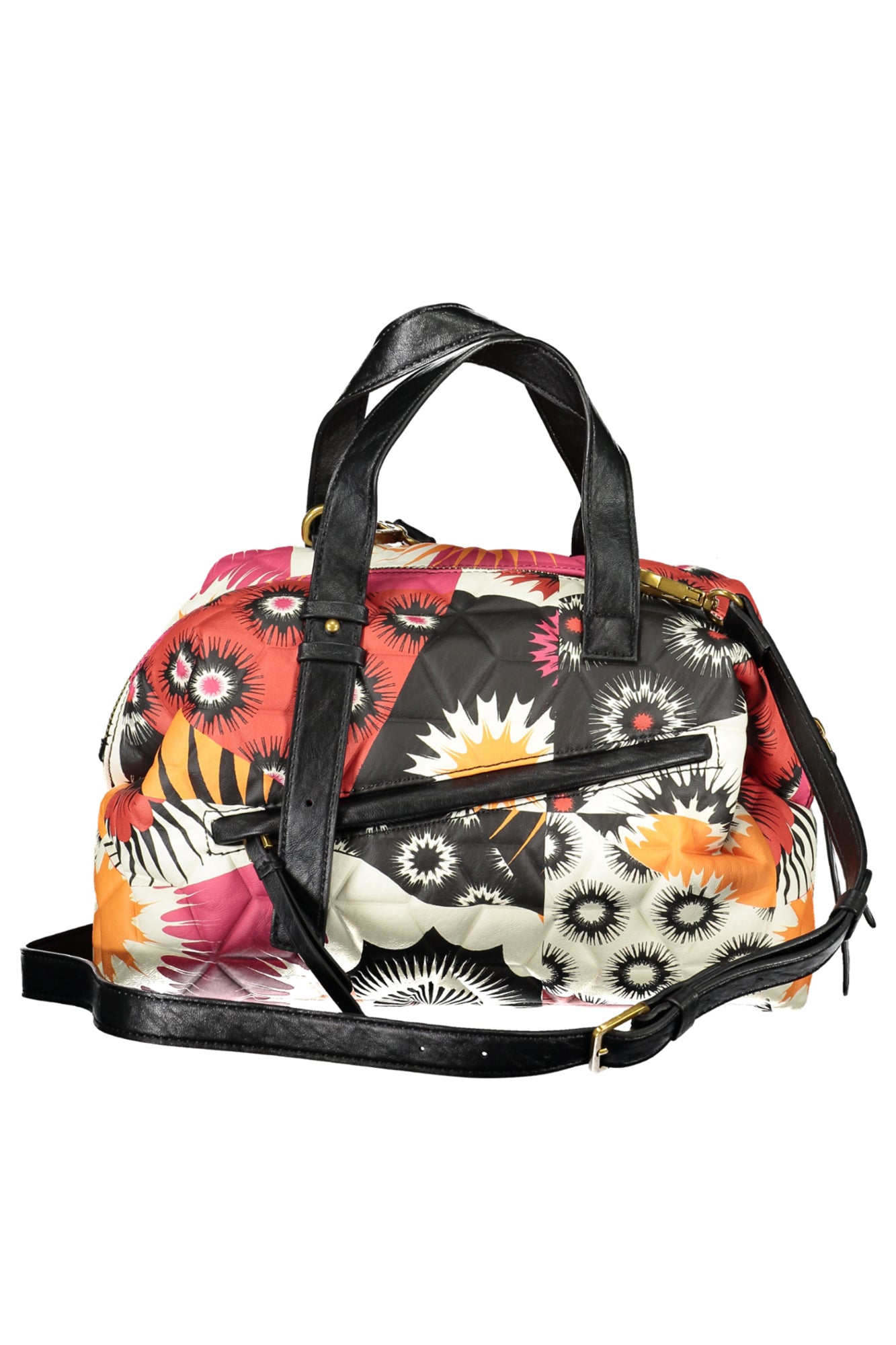 BOLSO NEGRO DE MUJER DESIGUAL 