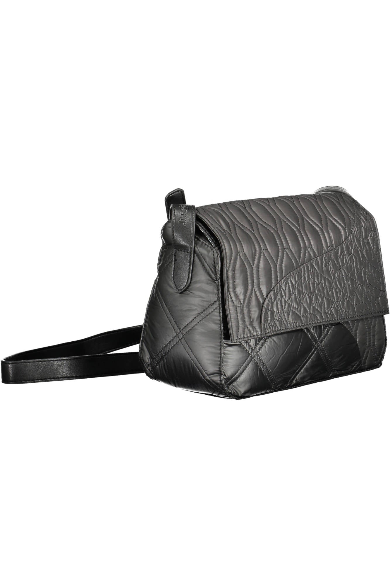 BOLSO NEGRO DE MUJER DESIGUAL 