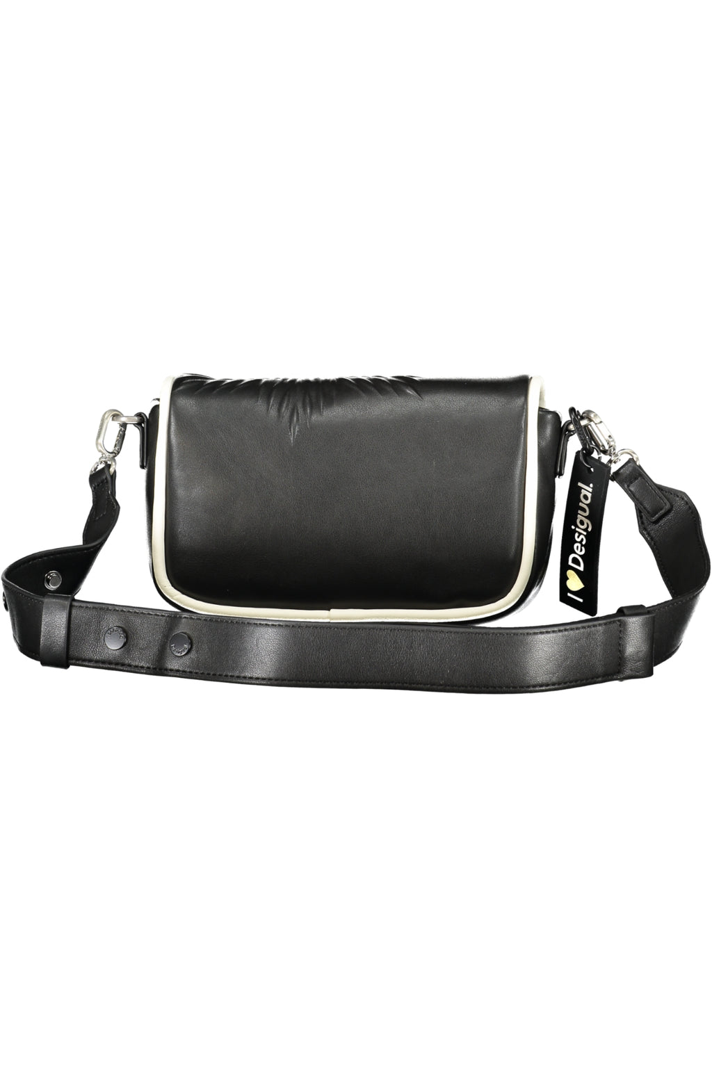 BOLSO NEGRO DE MUJER DESIGUAL 