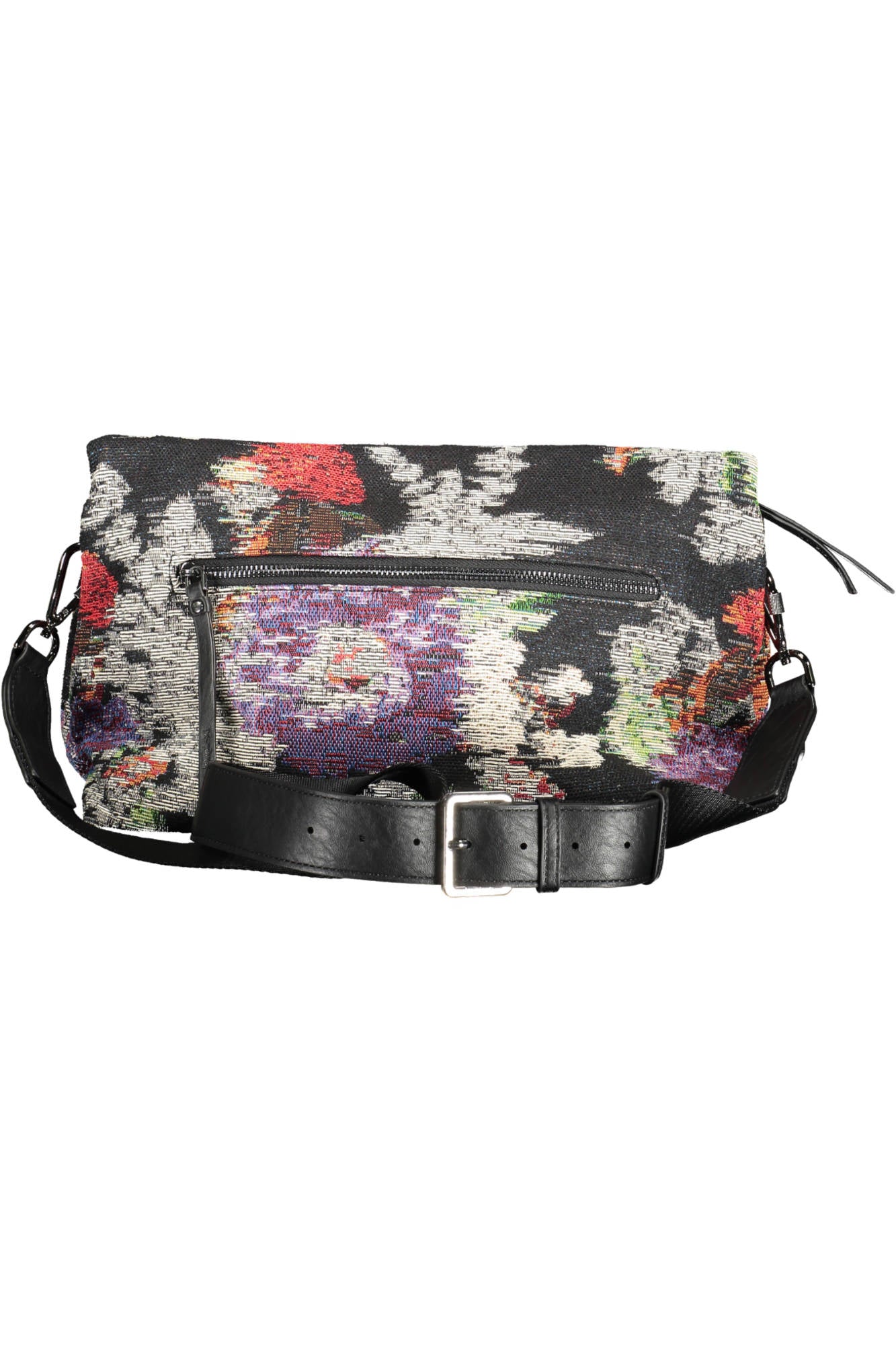 BOLSO NEGRO DE MUJER DESIGUAL 