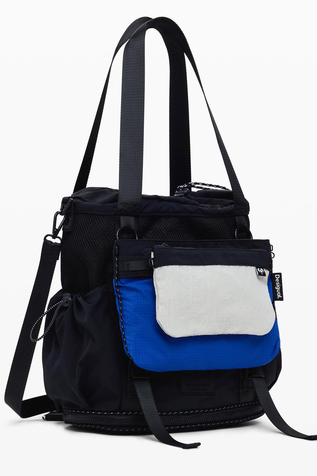 BOLSO NEGRO DE MUJER DESIGUAL 