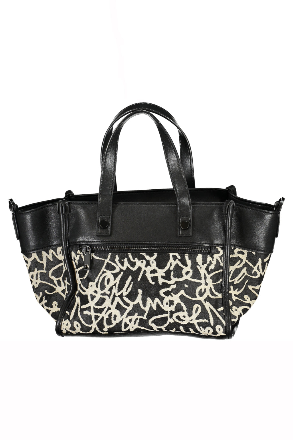 BOLSO NEGRO DE MUJER DESIGUAL 