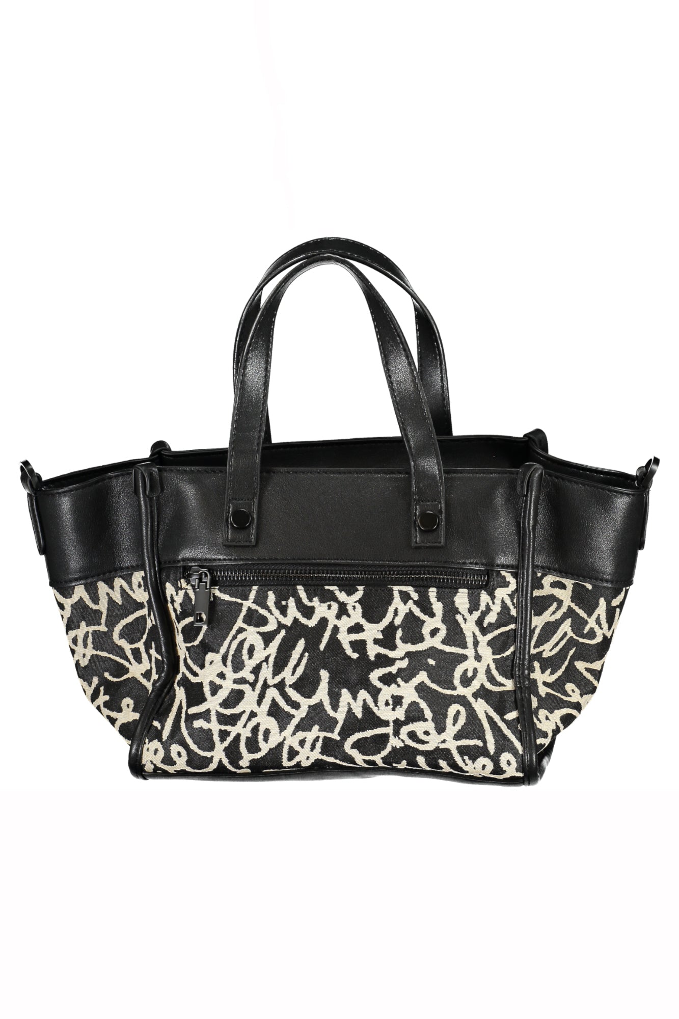 BOLSO NEGRO DE MUJER DESIGUAL 