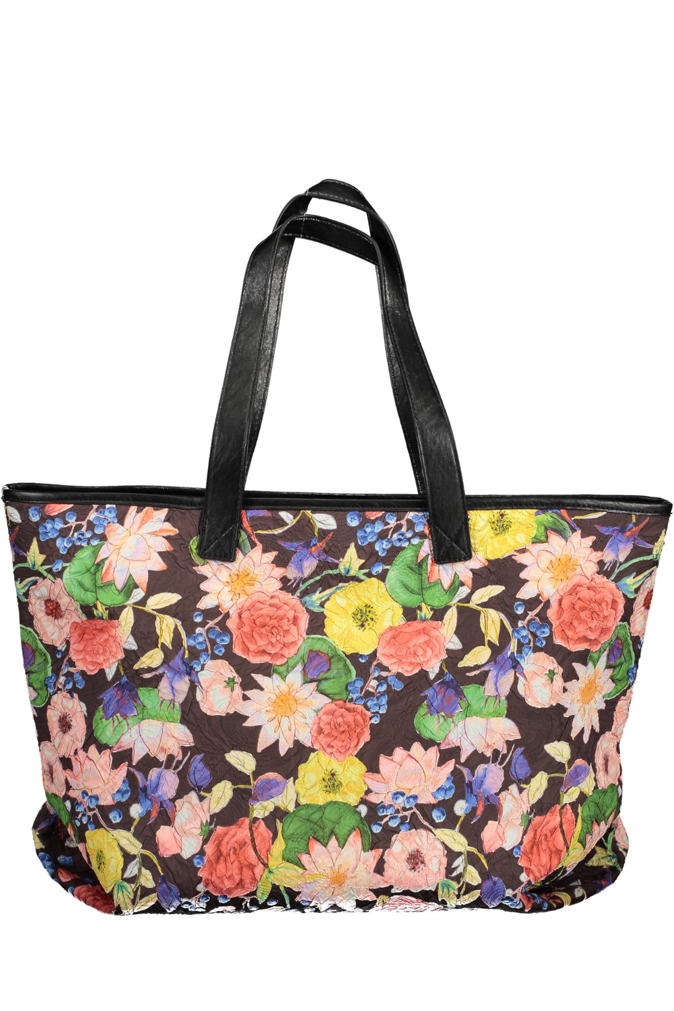 BOLSO NEGRO DE MUJER DESIGUAL 