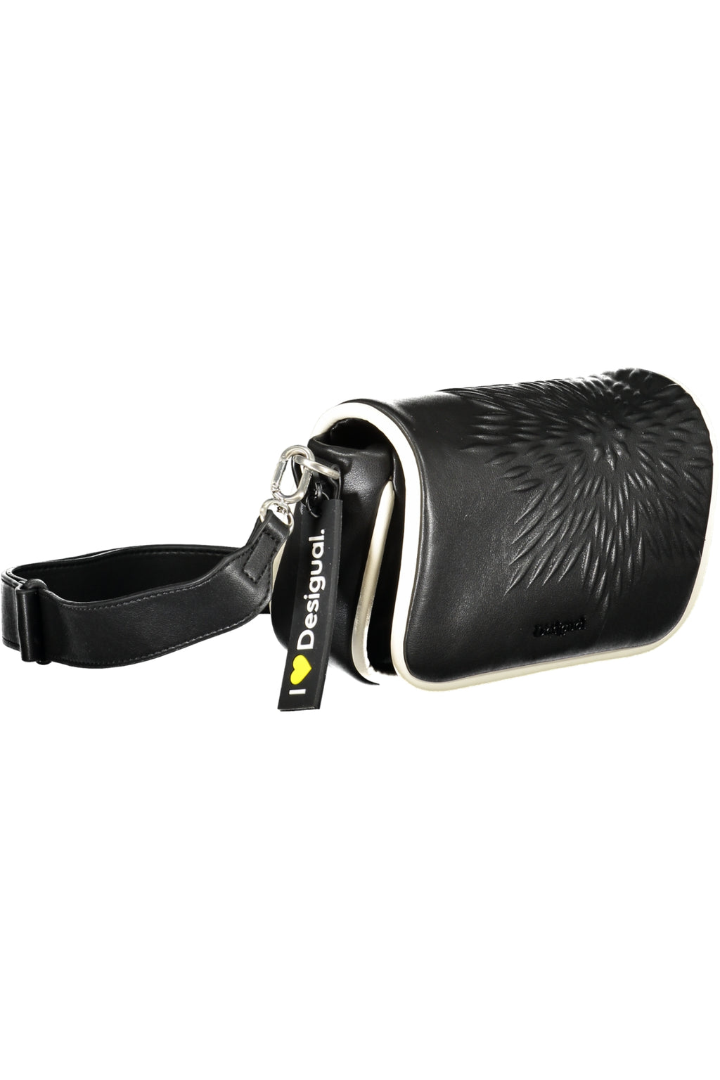 BOLSO NEGRO DE MUJER DESIGUAL 