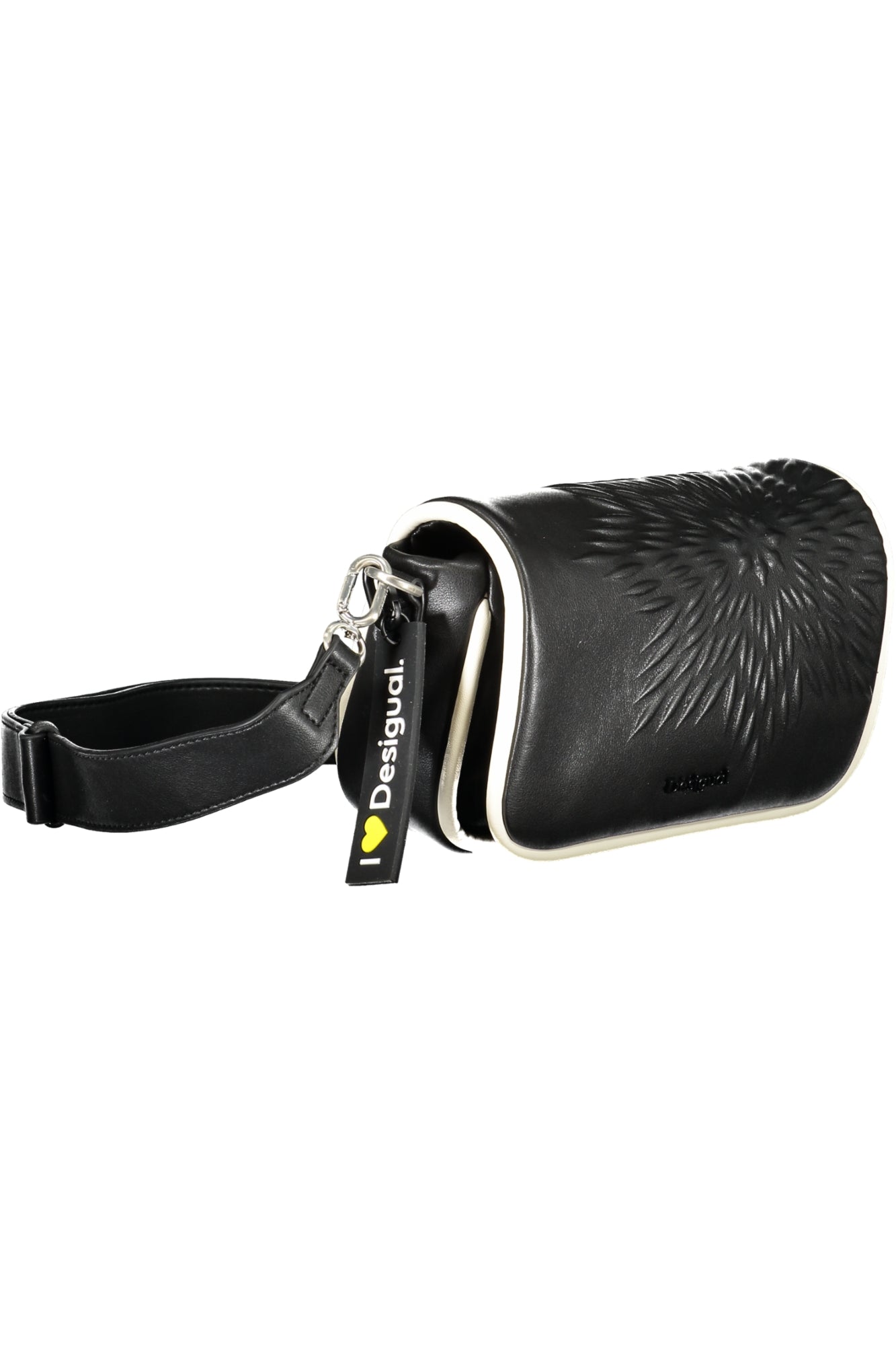 BOLSO NEGRO DE MUJER DESIGUAL 