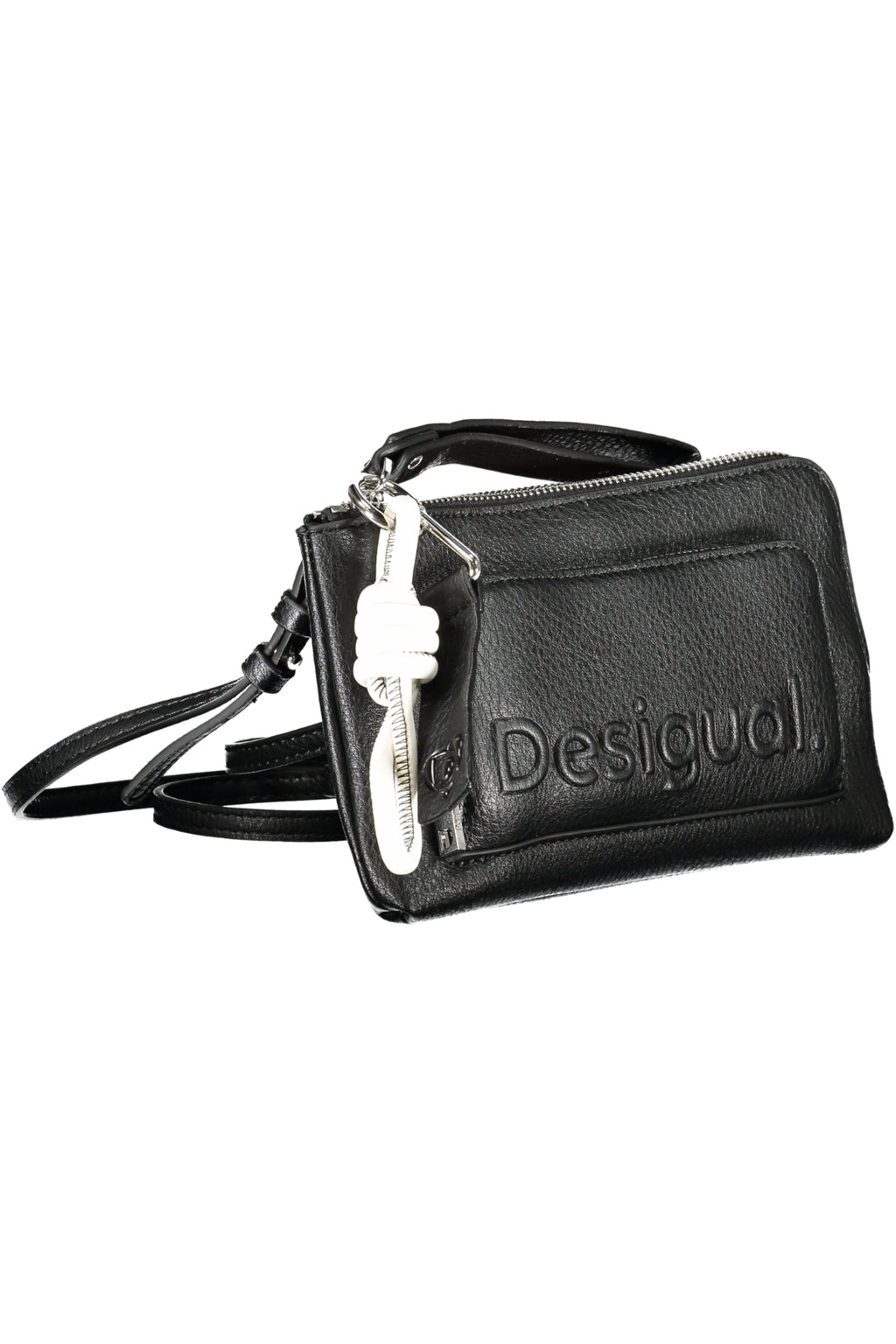 BOLSO NEGRO DE MUJER DESIGUAL 