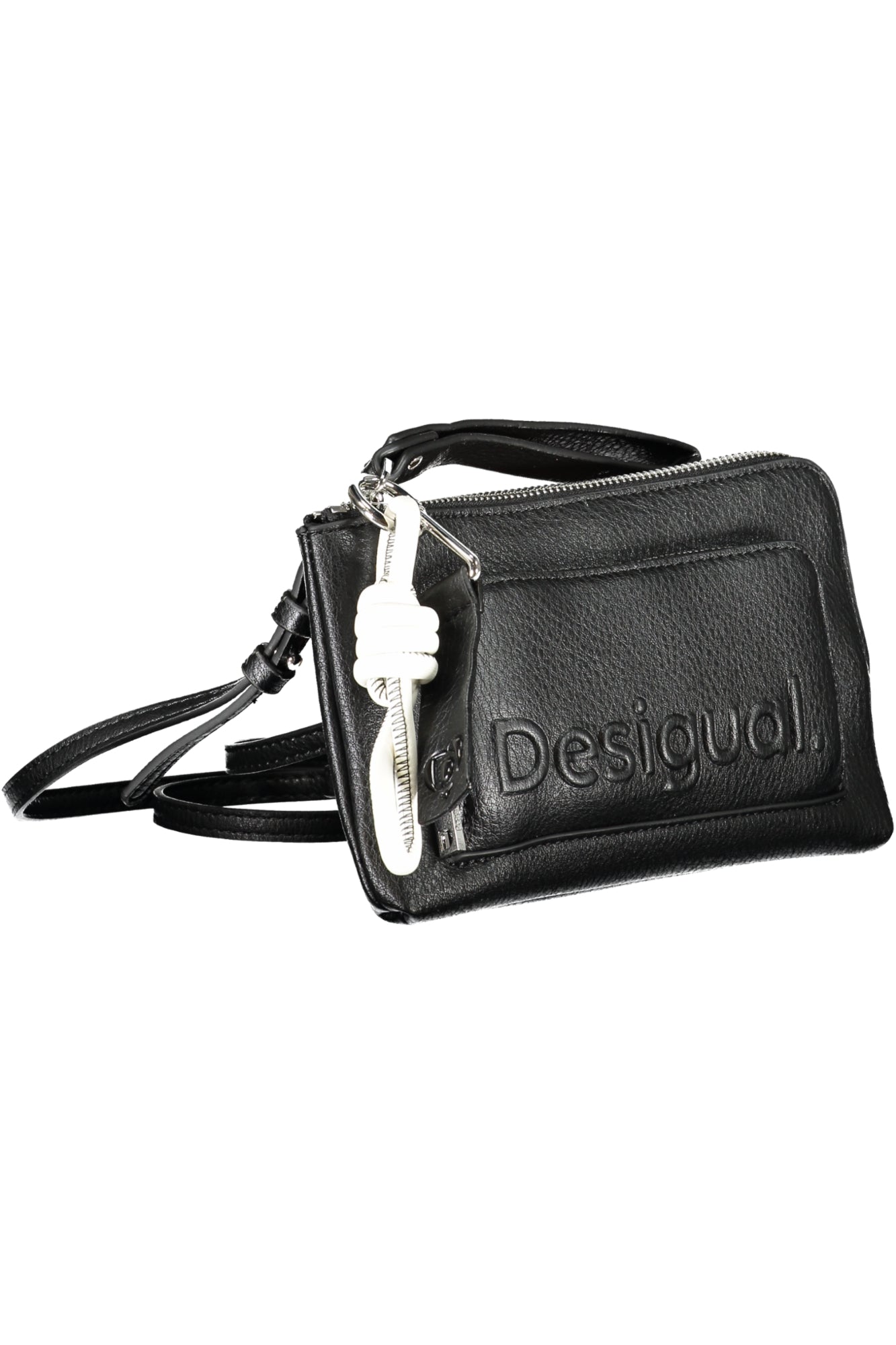 BOLSO NEGRO DE MUJER DESIGUAL 