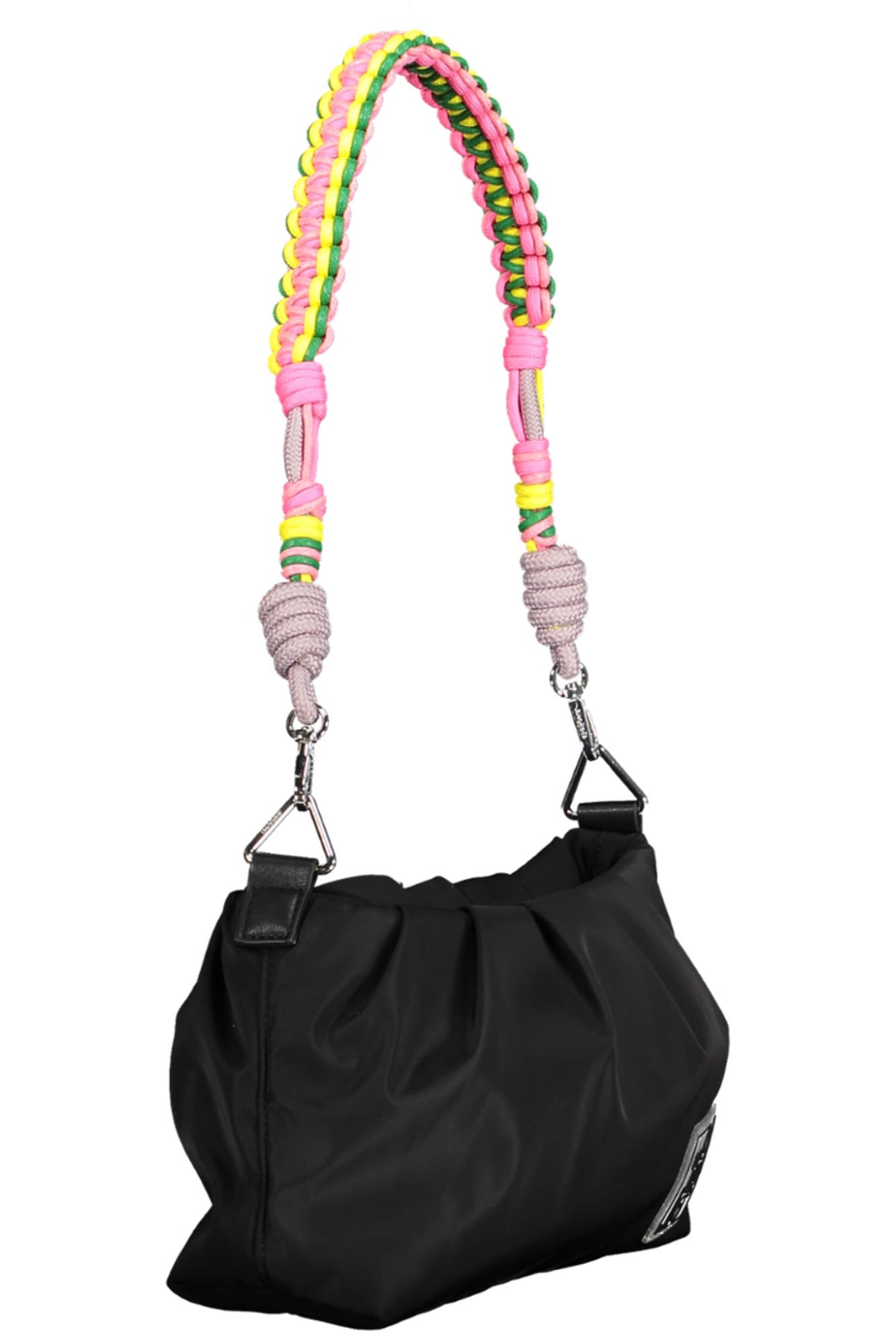 BOLSO NEGRO DE MUJER DESIGUAL 
