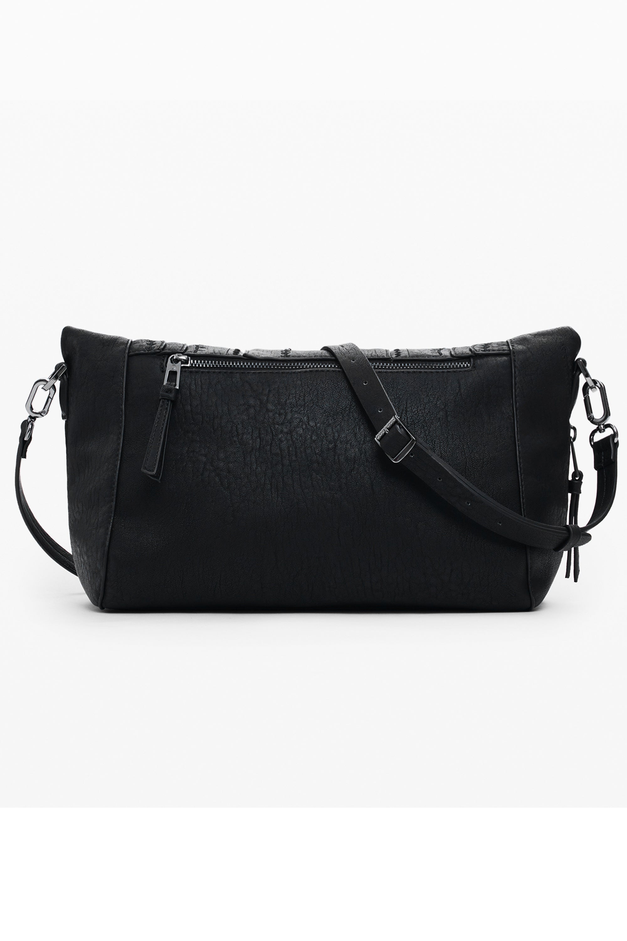 BOLSO NEGRO DE MUJER DESIGUAL 