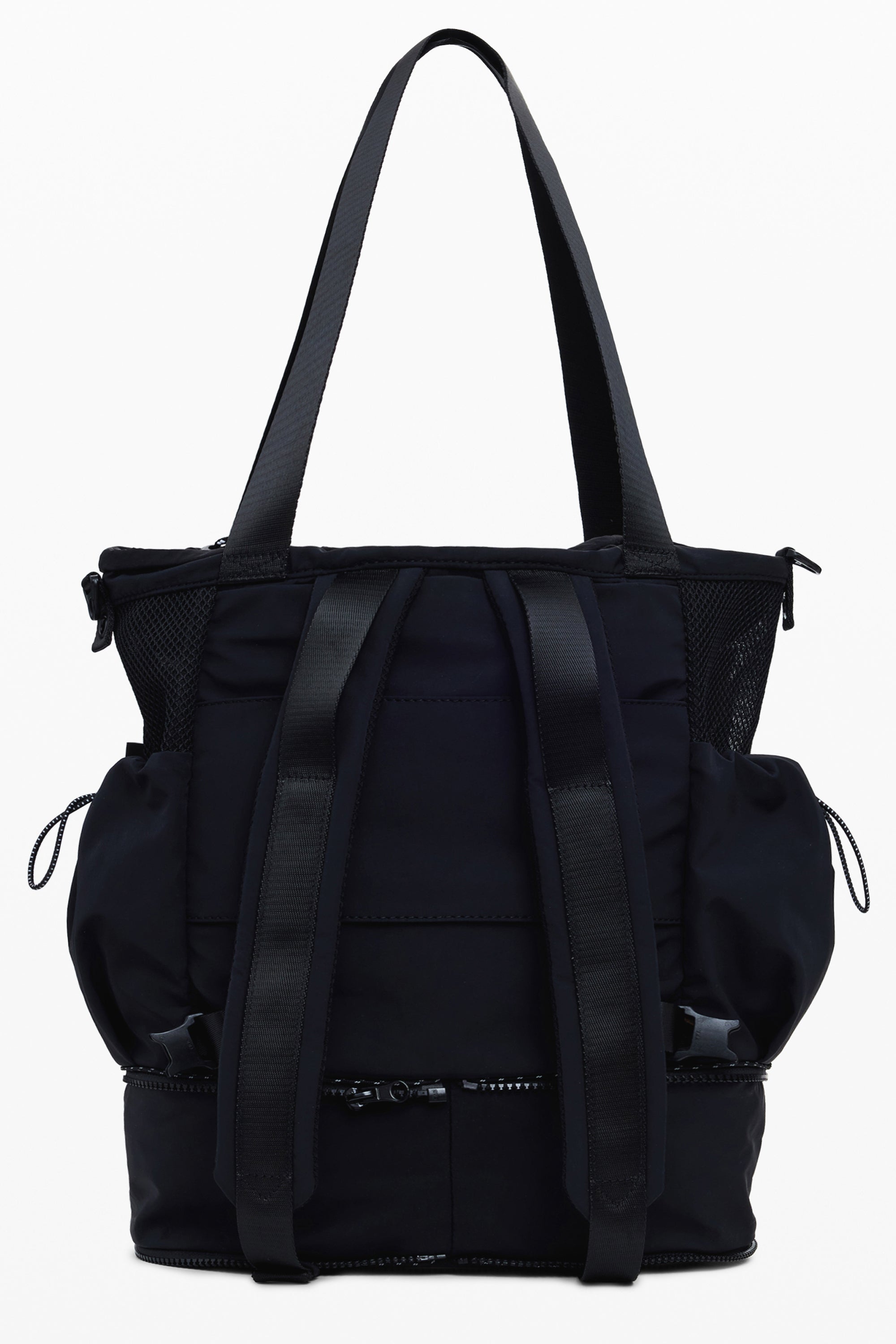 BOLSO NEGRO DE MUJER DESIGUAL 