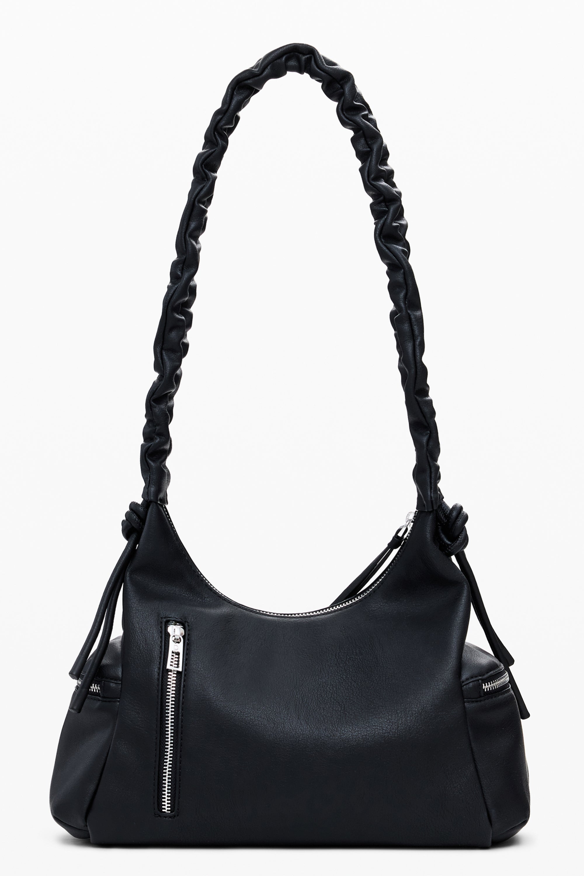 BOLSO NEGRO DE MUJER DESIGUAL 