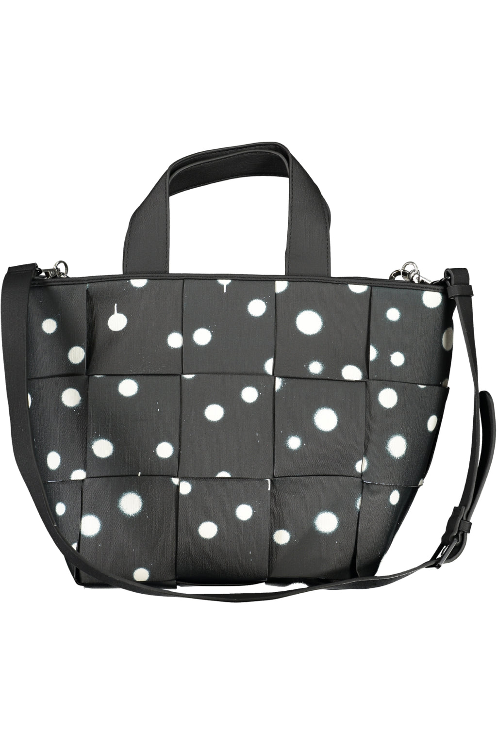 BOLSO NEGRO DE MUJER DESIGUAL 