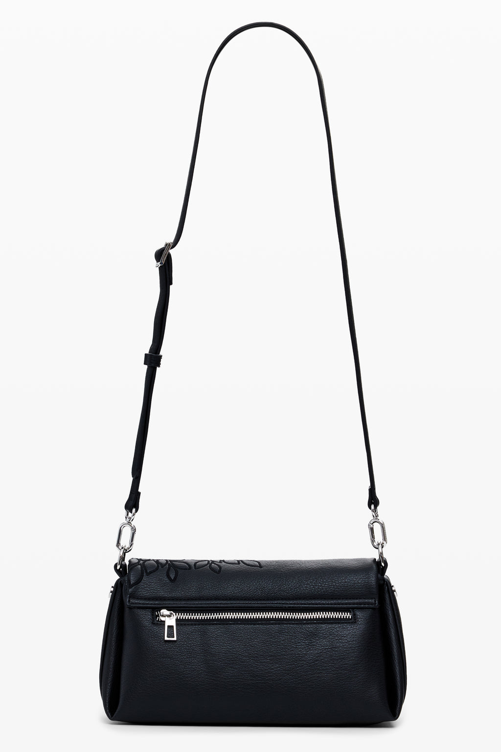 BOLSO NEGRO DE MUJER DESIGUAL 
