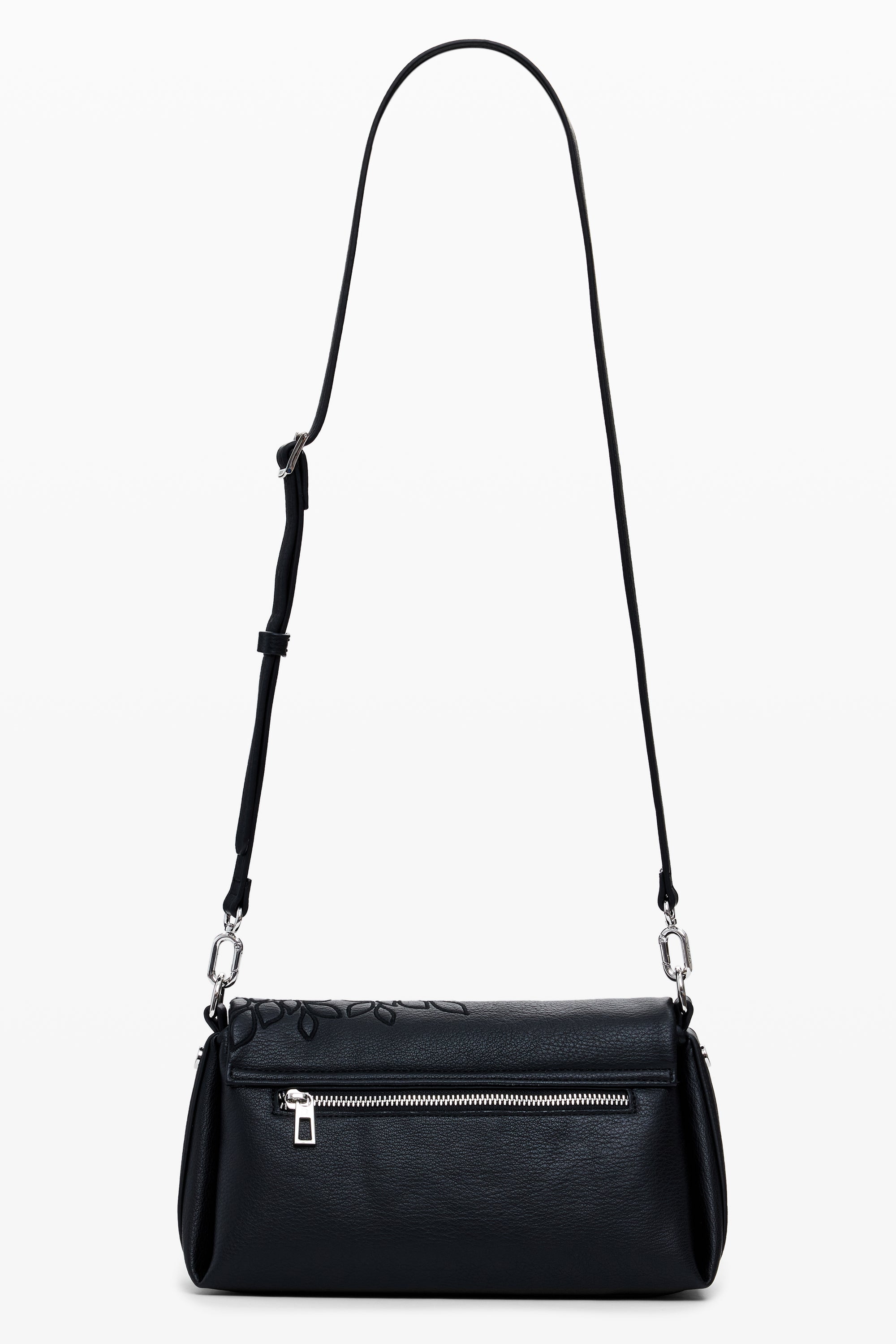 BOLSO NEGRO DE MUJER DESIGUAL 