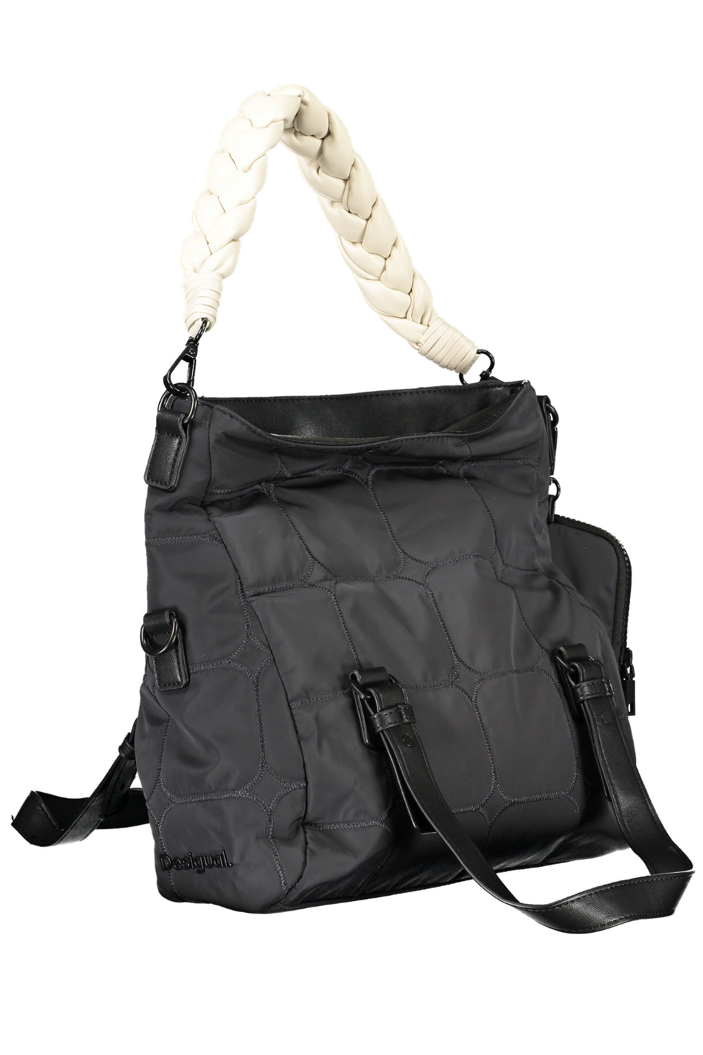 BOLSO NEGRO DE MUJER DESIGUAL 
