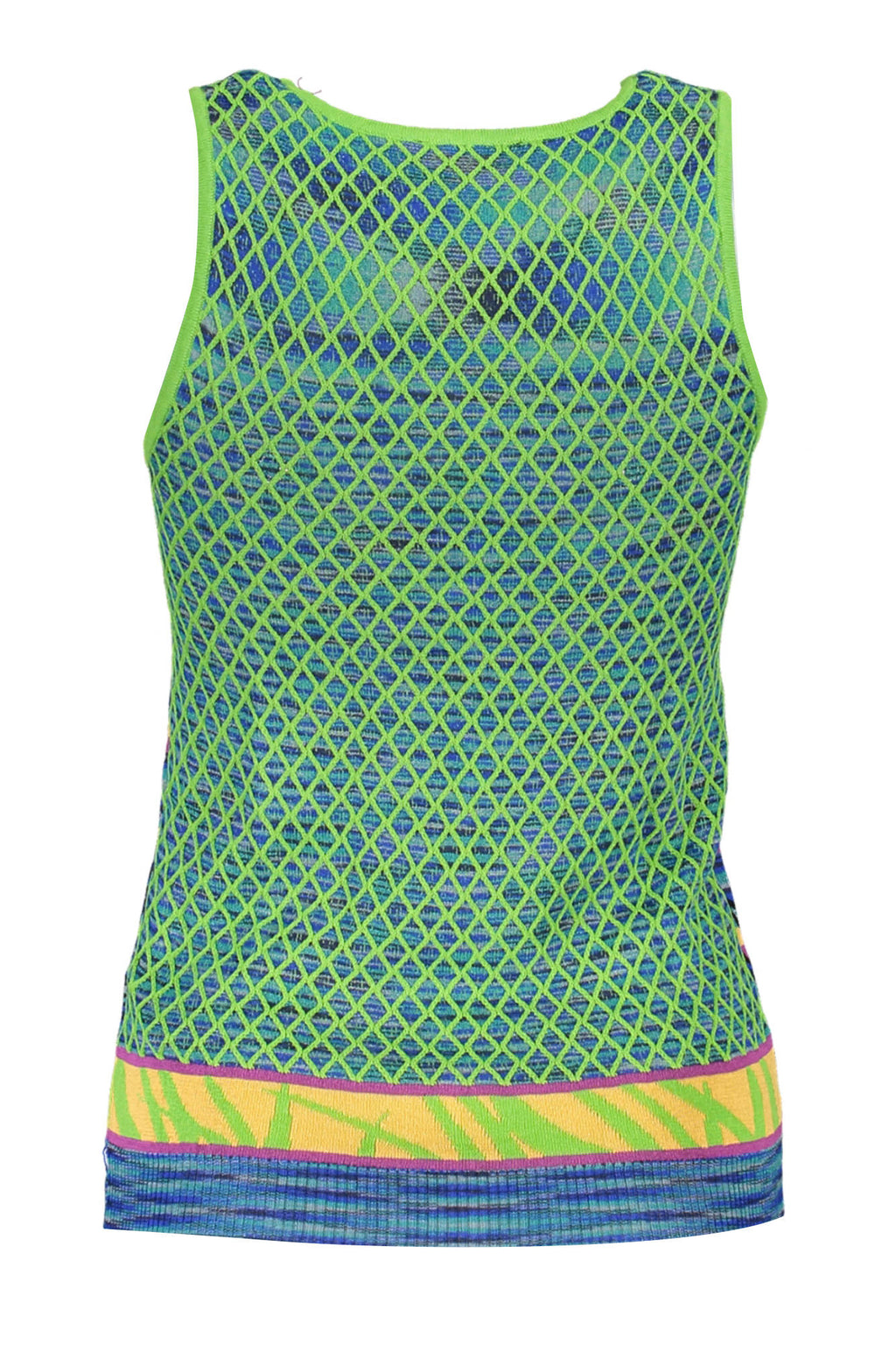 DESIGUAL WOMEN'S GREEN TANK TOP 