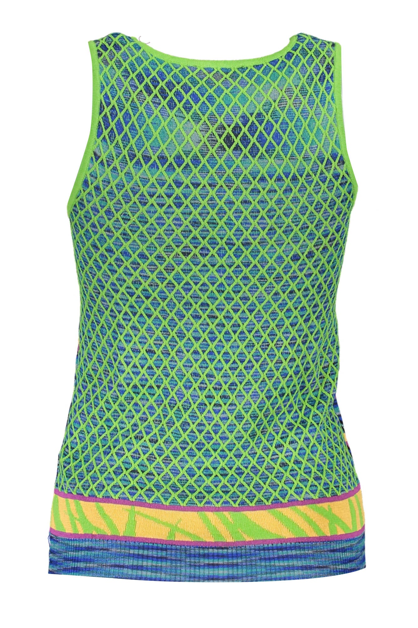 DESIGUAL WOMEN'S GREEN TANK TOP 
