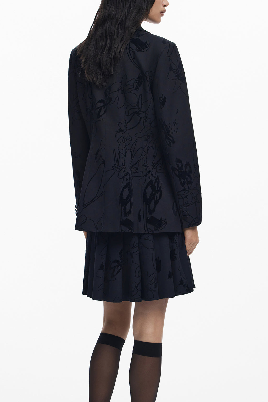 DESIGUAL CLASSIC WOMEN'S BLACK JACKET 