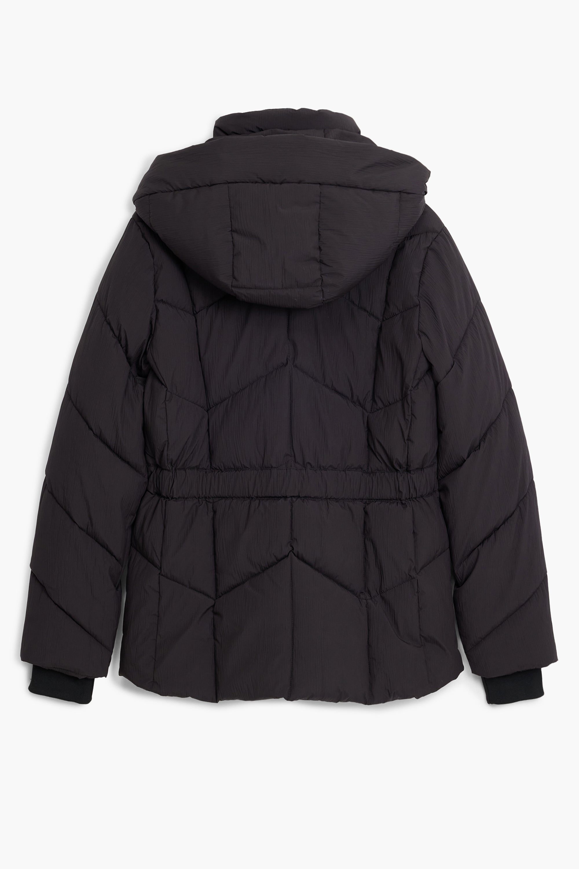 CHAQUETA NEGRA DE MUJER DESIGUAL 