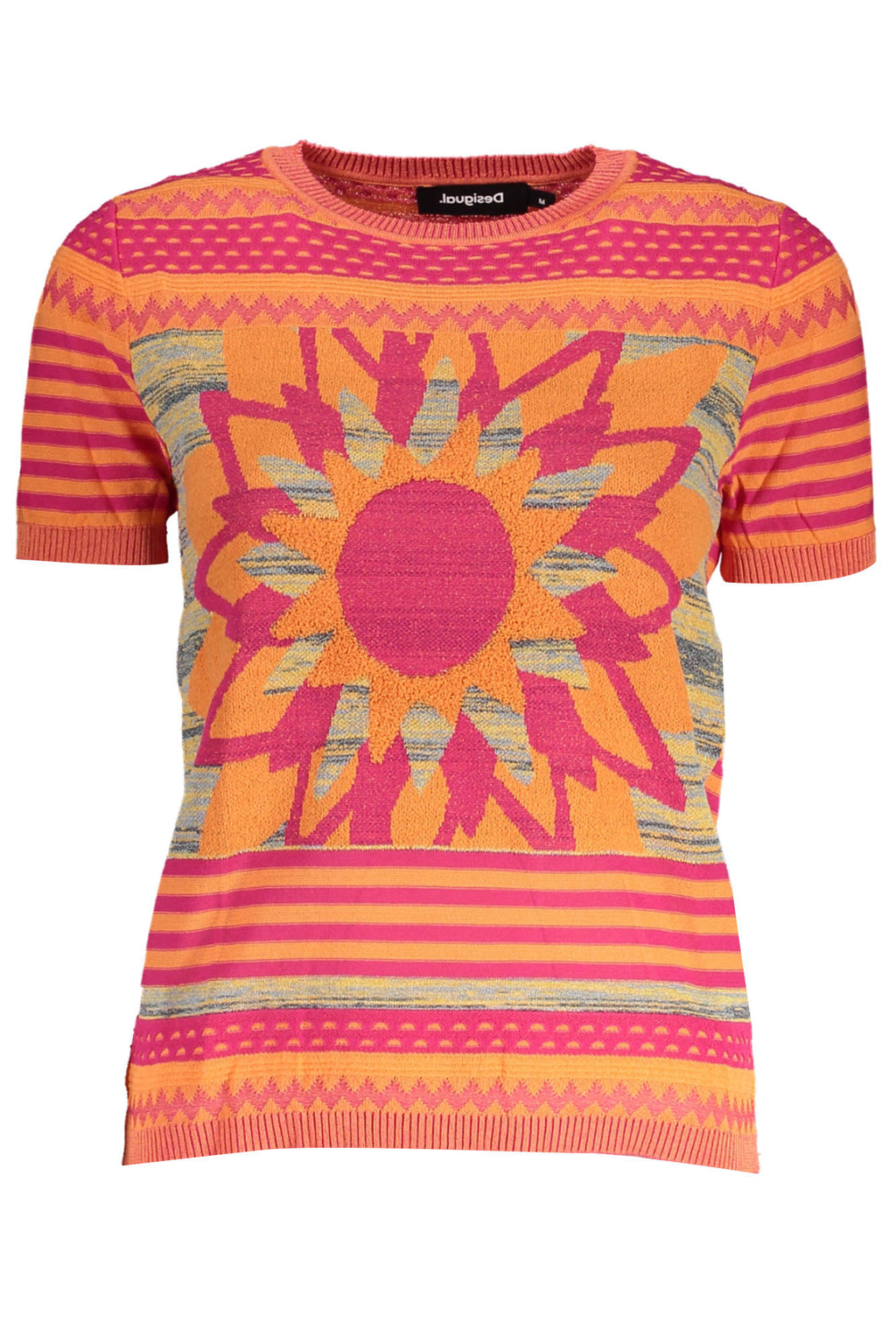 SUÉTER NARANJA DE MUJER DESIGUAL 