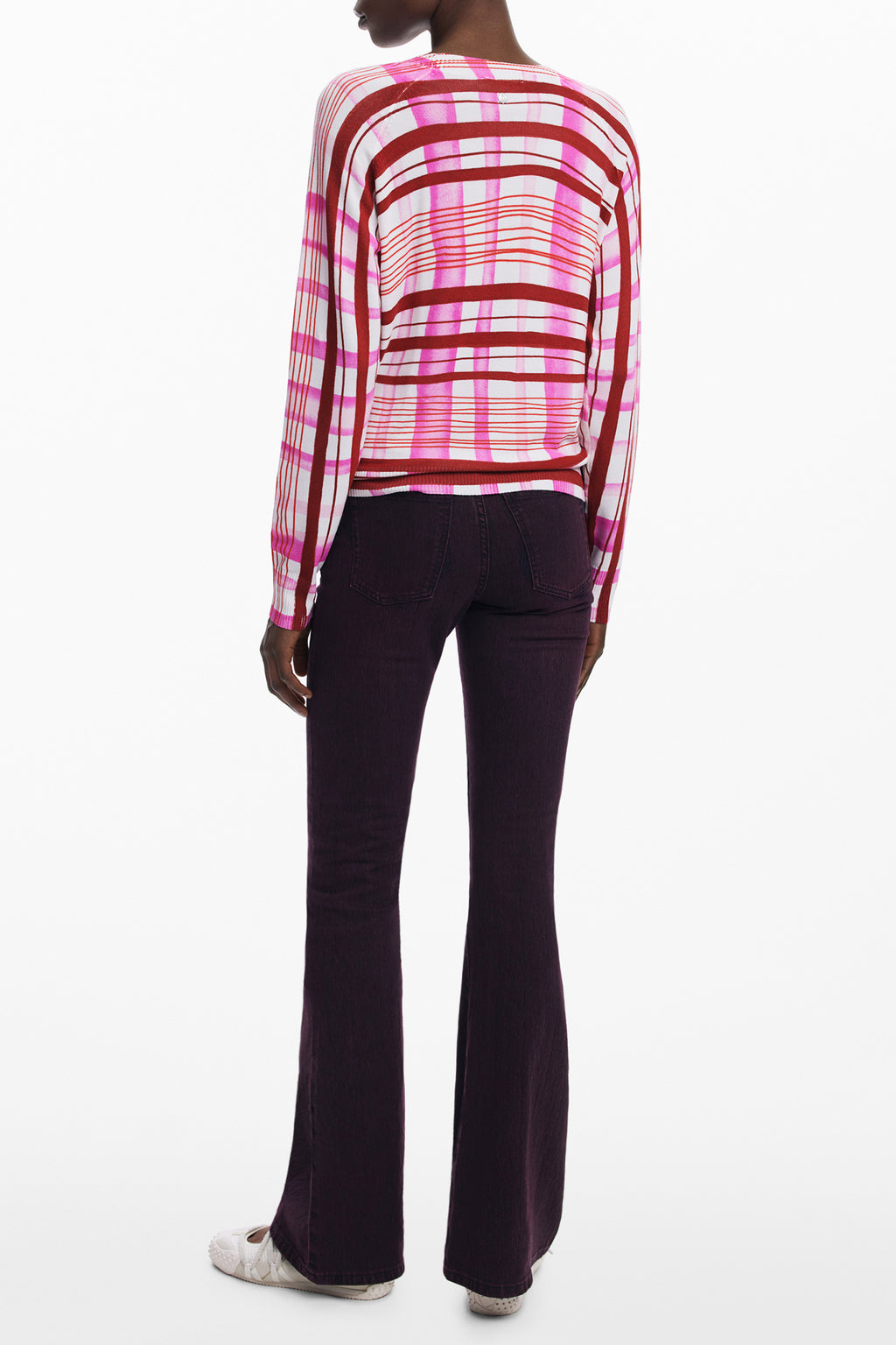 SUÉTER ROSA DE MUJER DESIGUAL 