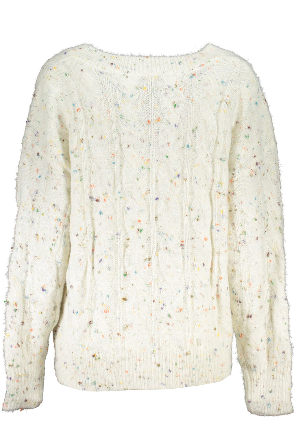 SUÉTER BLANCO DE MUJER DESIGUAL 
