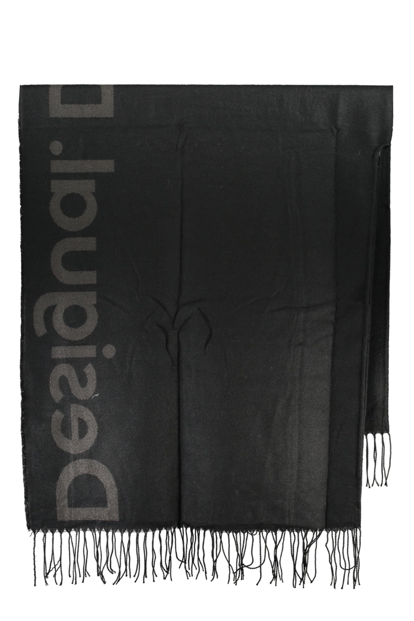 PONCHO DESIGUAL MUJER NEGRO 
