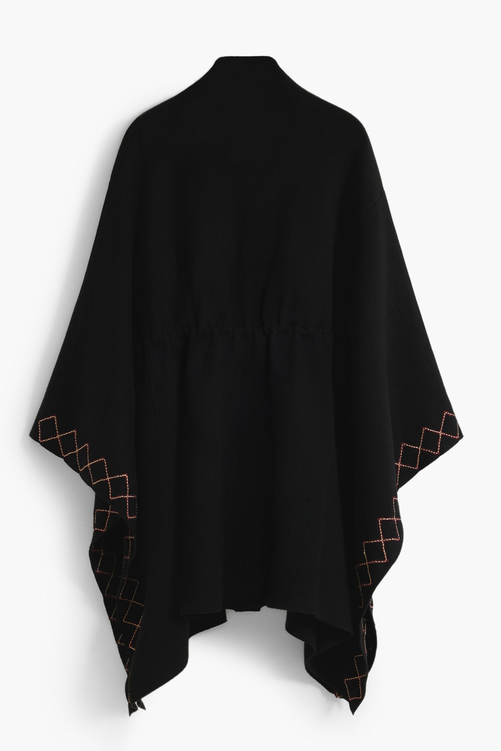 DESIGUAL PONCHO DONNA NERO