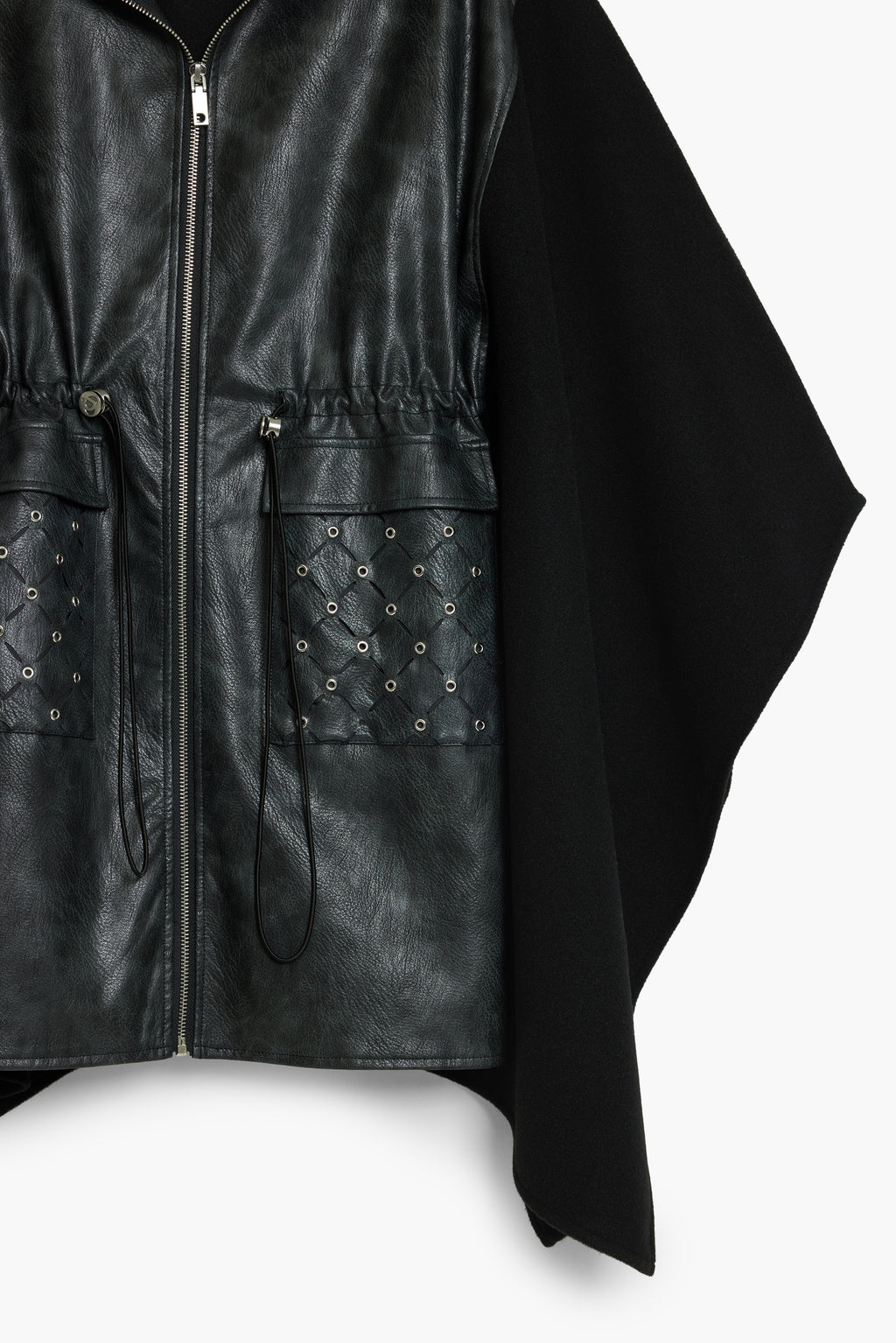 DESIGUAL PONCHO DONNA NERO